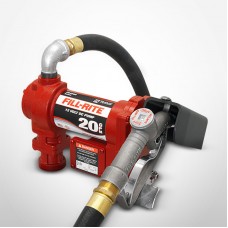 Fill-Rite 12V DC H-Flow Pump with Manual Nozzle 20GPM