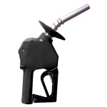 OPW Fueling 3/4" Unleaded Black Nozzle with Splashguard