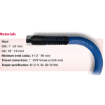 OPW BLUE DEF HOSE 1" X 8FT