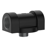 Cim-Tek 50002 Filter Mounting Adaptor, 1" NPT Inlet/Outlet, Cast Iron