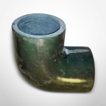 Smith Fiberglass Red Thread 4" 90° Primary Fiberglass Elbow (012040-360-4)