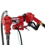 Fill-Rite 12V DC 15 GPM Fuel Transfer Pump with Automatic Nozzle