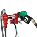 Fill-Rite 12V DC 20 GPM Fuel Transfer Pump with 1" Green Diesel Nozzle