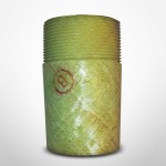 Smith Fiberglass Red Thread 3" Spigot by Male Adaptor (012030-192-4)